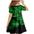 Hawaii Fish Hook Family Matching Mermaid Dress and Hawaiian Shirt Polynesian Pattern Green Version LT01 - Polynesian Pride