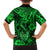 Hawaii Fish Hook Family Matching Puletasi Dress and Hawaiian Shirt Polynesian Pattern Green Version LT01 - Polynesian Pride