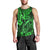 Hawaii Fish Hook Men Tank Top Polynesian Pattern Green Version LT01 - Polynesian Pride