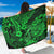 Hawaii Fish Hook Sarong Polynesian Pattern Green Version LT01 One Size 44 x 66 inches Green - Polynesian Pride