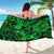 Hawaii Fish Hook Sarong Polynesian Pattern Green Version LT01 - Polynesian Pride