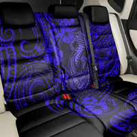 Hawaii Fish Hook Back Car Seat Cover Polynesian Pattern Navy Blue Version LT01 - Polynesian Pride