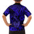 Hawaii Fish Hook Family Matching Puletasi Dress and Hawaiian Shirt Polynesian Pattern Navy Blue Version LT01 - Polynesian Pride