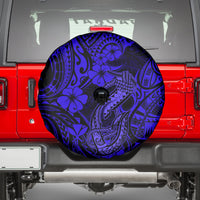 Hawaii Fish Hook Spare Tire Cover Polynesian Pattern Navy Blue Version LT01 - Polynesian Pride