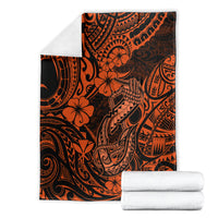 Hawaii Fish Hook Blanket Polynesian Pattern Orange Version LT01 - Polynesian Pride