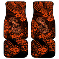 Hawaii Fish Hook Car Mats Polynesian Pattern Orange Version LT01 - Polynesian Pride