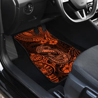 Hawaii Fish Hook Car Mats Polynesian Pattern Orange Version LT01 - Polynesian Pride