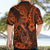 Hawaii Fish Hook Hawaiian Shirt Polynesian Pattern Orange Version LT01 - Polynesian Pride