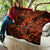 Hawaii Fish Hook Quilt Polynesian Pattern Orange Version LT01