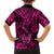 Hawaii Fish Hook Hawaiian Shirt Hibiscus Hawaii Tribal Tattoo Pink Version LT01 - Polynesian Pride