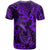 Hawaii Fish Hook T Shirt Hibiscus Hawaii Tribal Tattoo Purple Version LT01 - Polynesian Pride