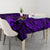 Hawaii Fish Hook Tablecloth Hibiscus Hawaii Tribal Tattoo Purple Version LT01 - Polynesian Pride