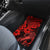 Hawaii Fish Hook Car Mats Hibiscus Hawaii Tribal Tattoo Red Version LT01 - Polynesian Pride