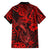 Hawaii Fish Hook Hawaiian Shirt Hibiscus Hawaii Tribal Tattoo Red Version LT01 - Polynesian Pride