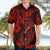 Hawaii Fish Hook Hawaiian Shirt Hibiscus Hawaii Tribal Tattoo Red Version LT01 - Polynesian Pride