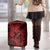 Hawaii Fish Hook Luggage Cover Hibiscus Hawaii Tribal Tattoo Red Version LT01 - Polynesian Pride