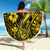 Hawaii Fish Hook Beach Blanket Hibiscus Hawaii Tribal Tattoo Yellow Version LT01 - Wonder Print Shop