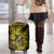 Hawaii Fish Hook Luggage Cover Hibiscus Hawaii Tribal Tattoo Yellow Version LT01 - Polynesian Pride