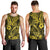 Hawaii Fish Hook Men Tank Top Hibiscus Hawaii Tribal Tattoo Yellow Version LT01 - Polynesian Pride