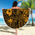 Hawaii King Kamehameha Beach Blanket Polynesian Pattern Gold Version LT01 - Wonder Print Shop