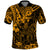 Hawaii King Kamehameha Polo Shirt Polynesian Pattern Gold Version LT01 Gold - Polynesian Pride