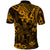 Hawaii King Kamehameha Polo Shirt Polynesian Pattern Gold Version LT01 - Polynesian Pride