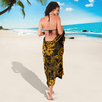 Hawaii King Kamehameha Sarong Polynesian Pattern Gold Version LT01 - Polynesian Pride