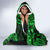 Hawaii King Kamehameha Hooded Blanket Polynesian Pattern Green Version LT01 - Polynesian Pride