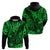 Hawaii King Kamehameha Hoodie Polynesian Pattern Green Version LT01 - Polynesian Pride