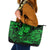 Hawaii King Kamehameha Leather Tote Bag Polynesian Pattern Green Version LT01 Green - Polynesian Pride