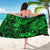 Hawaii King Kamehameha Sarong Polynesian Pattern Green Version LT01 - Polynesian Pride