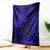 Hawaii King Kamehameha Blanket Polynesian Pattern Navy Blue Version LT01 Blue - Polynesian Pride