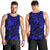 Hawaii King Kamehameha Men Tank Top Polynesian Pattern Navy Blue Version LT01 - Polynesian Pride