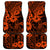 Hawaii King Kamehameha Car Mats Polynesian Pattern Orange Version LT01 Orange - Polynesian Pride