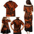 Hawaii King Kamehameha Family Matching Puletasi Dress and Hawaiian Shirt Polynesian Pattern Orange Version LT01 - Polynesian Pride