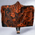 Hawaii King Kamehameha Hooded Blanket Polynesian Pattern Orange Version LT01 - Polynesian Pride