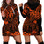 Hawaii King Kamehameha Hoodie Dress Polynesian Pattern Orange Version LT01 - Polynesian Pride