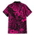 Hawaii King Kamehameha Family Matching Puletasi Dress and Hawaiian Shirt Polynesian Pattern Pink Version LT01 - Polynesian Pride