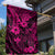 Hawaii King Kamehameha Garden Flag Polynesian Pattern Pink Version LT01 - Polynesian Pride