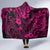 Hawaii King Kamehameha Hooded Blanket Polynesian Pattern Pink Version LT01 - Polynesian Pride