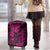 Hawaii King Kamehameha Luggage Cover Polynesian Pattern Pink Version LT01 - Polynesian Pride