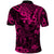 Hawaii King Kamehameha Polo Shirt Polynesian Pattern Pink Version LT01 - Polynesian Pride