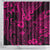 Hawaii King Kamehameha Shower Curtain Polynesian Pattern Pink Version LT01 - Polynesian Pride