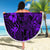 Hawaii King Kamehameha Beach Blanket Polynesian Pattern Purple Version LT01 - Wonder Print Shop