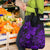 Hawaii King Kamehameha Grocery Bag Polynesian Pattern Purple Version