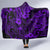 Hawaii King Kamehameha Hooded Blanket Polynesian Pattern Purple Version LT01 - Polynesian Pride