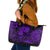 Hawaii King Kamehameha Leather Tote Bag Polynesian Pattern Purple Version LT01 Purple - Polynesian Pride