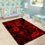 Hawaii King Kamehameha Area Rug Polynesian Pattern Red Version LT01 - Polynesian Pride