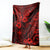 Hawaii King Kamehameha Blanket Polynesian Pattern Red Version LT01 Red - Polynesian Pride