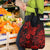 Hawaii King Kamehameha Grocery Bag Polynesian Pattern Red Version